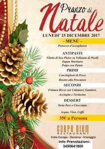 Antipasti Di Natale Toscani.Pranzo Natale Ristorante Carpediem Versilia Guide